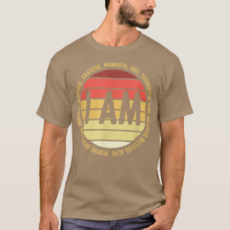 レトロ前向き肯定精神保健覚醒 Tシャツ