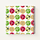 レトロ前菜パーソナル料理本レシピ手帳 ノートブック (裏面)