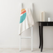 レトロ動揺してサンセット効果+帆船 シェルパブランケット (インサイチュ)