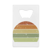 レトロ動揺してサンセット クレジットカード栓抜き (裏面)