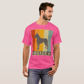 レトロ動揺してボクサードグッズ Tシャツ (正面フル)
