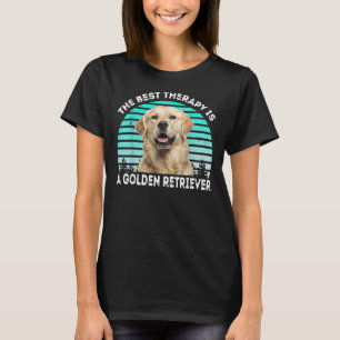 レトロ動揺してヴィンテージゴールデンレトリバードッグママ Tシャツ