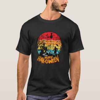 レトロ動揺してヴィンテージハロウィーンヴィンテージハロー Tシャツ