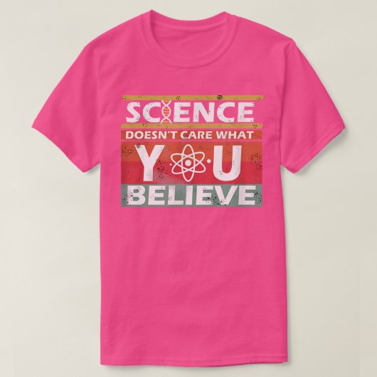 レトロ動揺してT科学が何を気に行わない Tシャツ (デザイン正面)