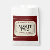 レトロ勝利チケットスタブは2つの認結婚可 フェイバーバッグ (正面)