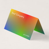 レトロ勾配 名刺 (正面)