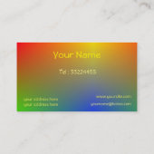 レトロ勾配 名刺 (裏面)