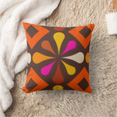 レトロ化粧枕70s 60sスタイル クッション (ブランケット)