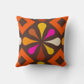 レトロ化粧枕70s 60sスタイル クッション (裏面)