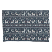 レトロ北欧トナカイ模様