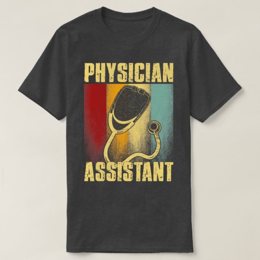 レトロ医師助手 Tシャツ (デザイン正面)