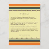 レトロ半モダン結婚インスパイア世紀 エンクロージャーカード (正面)