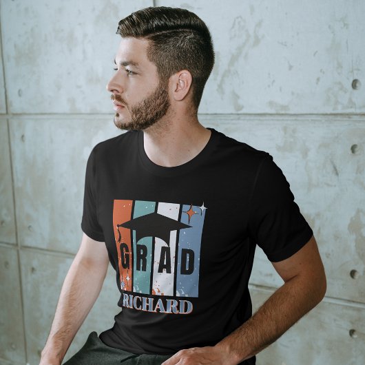 レトロ卒業キャップボーイノスタルジック卒業 Tシャツ