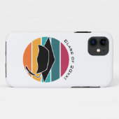 レトロ卒業式キャップモルタルボード Case-Mate iPhoneケース (裏面(横))