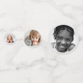 レトロ卒業生キャップ&ガウン女児 コンフェッティ (裏面)