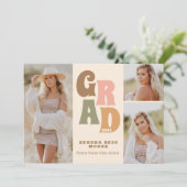 レトロ卒業発表 招待状 (スタンド正面)