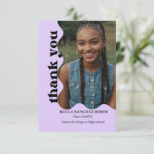 レトロ卒業 サンキューカード (スタンド正面)