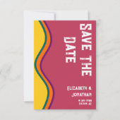 レトロ南西結婚波 セーブザデート (正面)