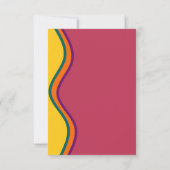 レトロ南西結婚波 セーブザデート (裏面)