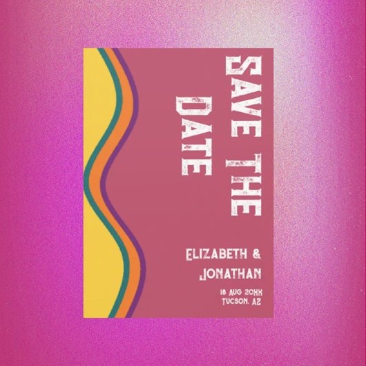 レトロ南西結婚波 セーブザデート