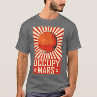 レトロ占有火星 Tシャツ