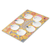 レトロ印刷可能な週次プランナー、開催者シート ノートパッド (アングル)