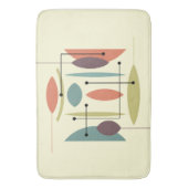 レトロ原子お尻抽象芸術 バスマット (正面縦)