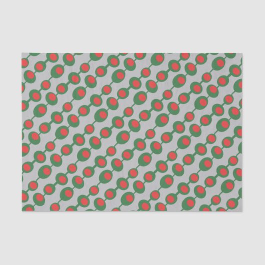 レトロ原子オリーブ 薄葉紙 (正面)