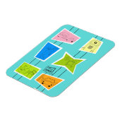 レトロ原子キッチフレキシブル磁石 マグネット (左側)