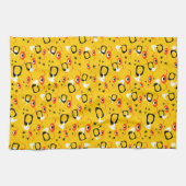 レトロ原子クモ キッチンタオル (横)