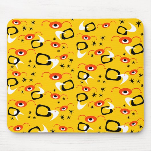 レトロ原子クモ マウスパッド (正面)