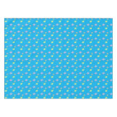 レトロ原子スターバストパターン テーブルクロス (正面(横))