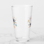 レトロ原子スターバストモダンミッドセンチュリー タンブラーグラス (左)