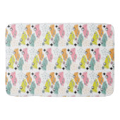 レトロ原子スターバスト中モダン世紀車 バスマット (正面)