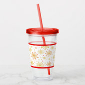 レトロ原子中世紀パタモダンーン アクリルタンブラー (左)