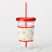 レトロ原子中世紀パタモダンーン アクリルタンブラー (正面)