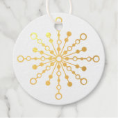 レトロ原子中世紀モダンスターバスト金ゴールド フェイバータグ (正面)