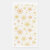 レトロ原子中世紀レッドモダン&金ゴールドスターバスト (正面)