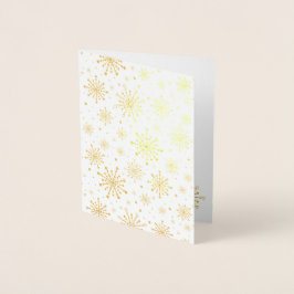 レトロ原子中世紀レッドモダン&金ゴールドスターバスト 箔カード