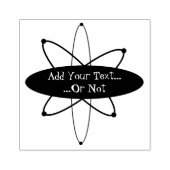 レトロ原子宇宙エージラベルラバーアートスタンプ ラバースタンプ (インプリント)