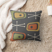 レトロ原子宇宙年齢数々の色 クッション (ブランケット)