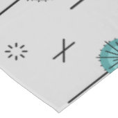 レトロ原子数々の花色 テーブルクロス (アングル)