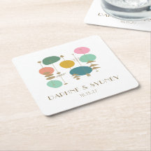 レトロ原子時代ミッドセンチュリーモダンカスタムウェディング