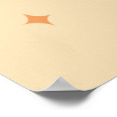 レトロ原子時代ミッドセンチュリーモダン抽象芸術 ポスター (角)