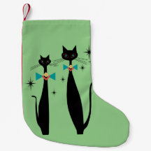 レトロ原子時代ミッドセンチュリーモダンMCMカッコいい猫