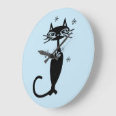 レトロ原子時計 ラージ壁時計 (傾斜)