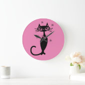 レトロ原子時計 ラージ壁時計 (ホーム)