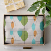 レトロ原子移動パターンティッシュペーパー 薄葉紙 (ギフト)