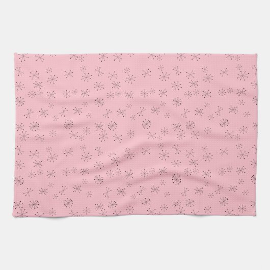 レトロ原子 キッチンタオル (横)