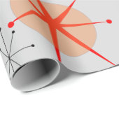 レトロ原子 ラッピングペーパー (ロールコーナー)